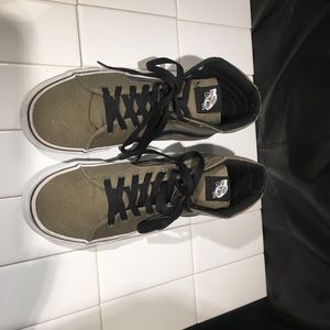 Vans SK8-HI. Mte. Dusty olive black m9 w10.5